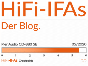 Testbericht Pier Audio CD-880 SE Testbericht Pier Audio CD-880 SE